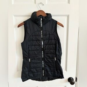 Michael kors black puffer vest size XS